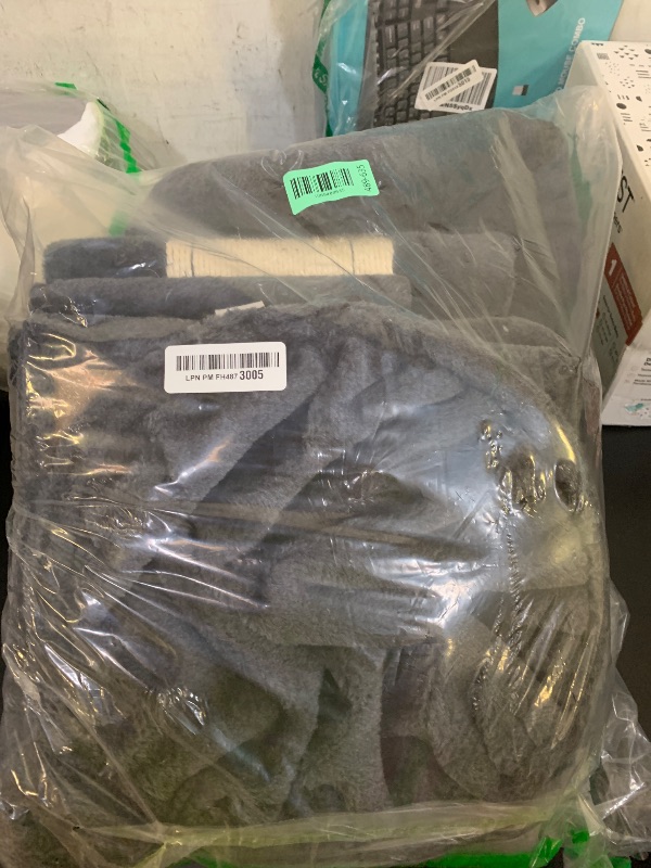 Photo 1 of **INCOMPLETE** NO HARDWARE** Heybly Cat Tree with Toy, Cat Tower Condo for Indoor Cats, Cat House with Padded Plush Perch, Cozy Hammock and Sisal Scratching Posts, Smoky Gray HCT004SG