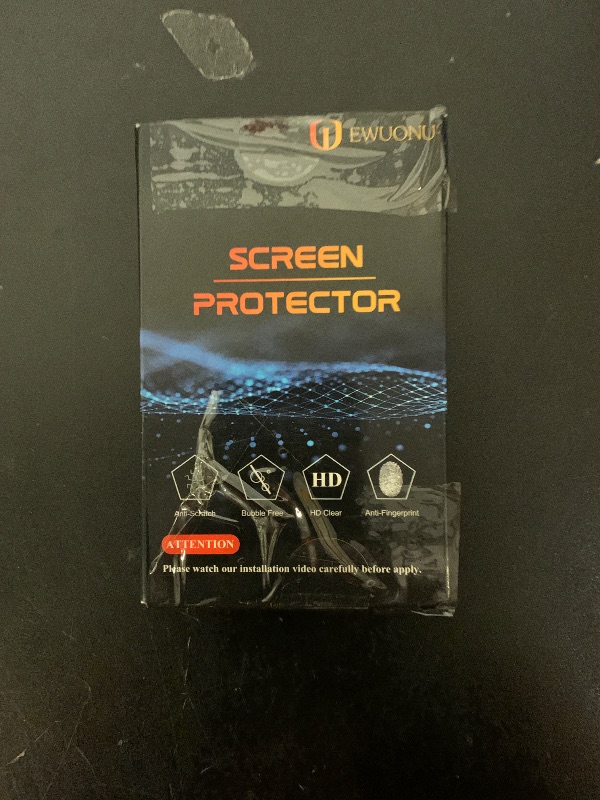 Photo 1 of [3 Pack] Case for Apple Watch Series 9 Screen Protector 41mm Series 8 Series 7, EWUONU Hard PC Bumper Cover HD Tempered Glass Full Protective Case for iWatch Series 9/8/7 Accessories 41mm, Black