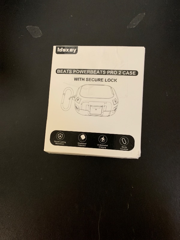 Photo 1 of [Upgrade Secure Lock] for Beats Powerbeats Pro 2 Case Cover, LDSXAY Carbon Fiber Shockproof Protective Cover for Powerbeats Pro 2 2025 with Cleaner Kit & Carabiner (Orange)