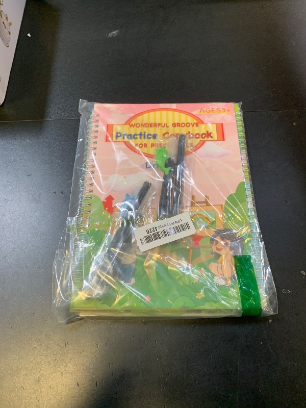 Photo 1 of AALGO Large Magic Practice Copybook,Reusable Handwriting Practice for Kids 5-7 8-10,Grooved Writing Book Preschool Learning Activities