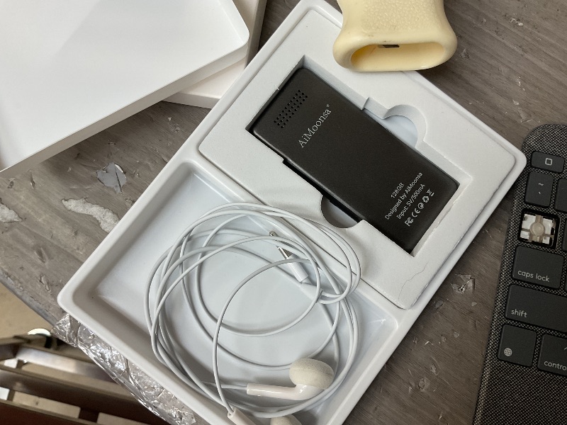 Photo 1 of 128GB MP3 Player with Bluetooth, AiMoonsa Music Player with Built-in HD Speaker, FM Radio, Voice Recorder, HiFi Sound