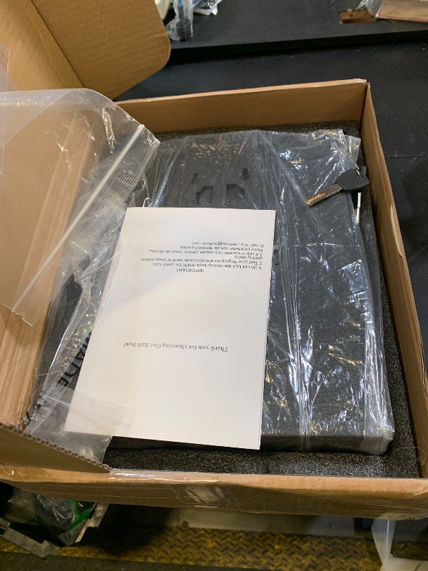 Photo 1 of DAYI Biometric Gun Safe for Handgun, Fingerprint Pistol Safe with 3 Ways Quick Access and Silent Mute Function for Beside Nightstand - T12