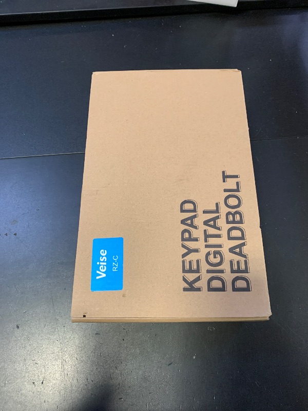 Photo 1 of Veise Keyless Entry Door Lock with 2 Lever Handles - Electronic Keypad Deadbolt, Auto Lock, Back Lit & Easy Installation Design, Front Door Handle Sets, Satin Nickel