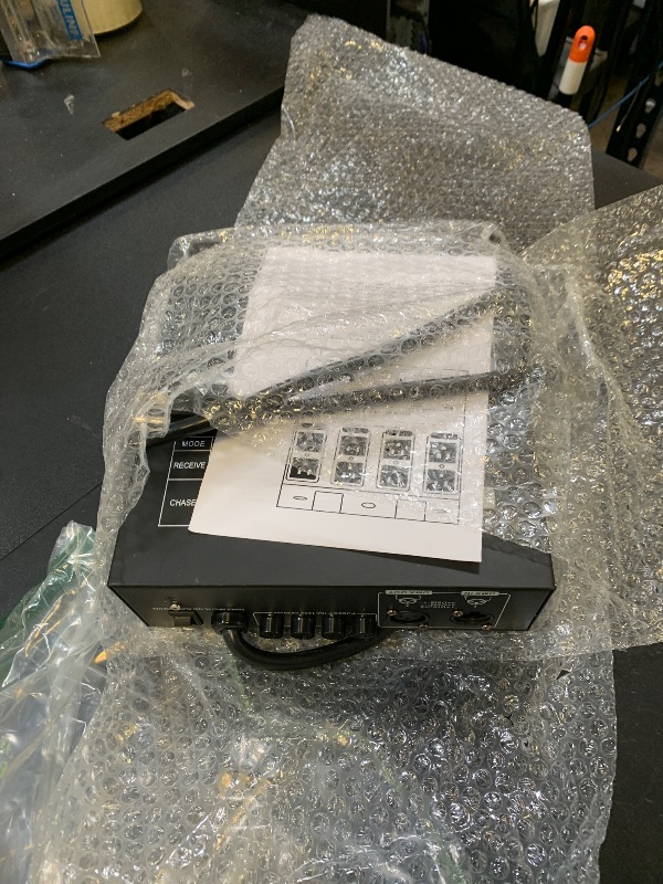 Photo 1 of DMX Dimmer Pack 512, 4 Channel Dimmer Pack with 50' DMX Cable and LED Display, 5 DMX Modes, 20A Max Suitable for Stage Lighting Control