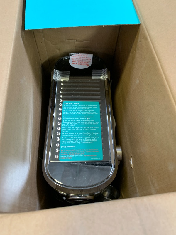 Photo 1 of CASABREWS CM5418 Espresso Machine 20 Bar, Compact Espresso Maker with Steam Milk Frother, Stainless Steel Coffee Machine with 34oz Removable Water Tank for Cappuccino, Gift for Women or Men, Silver