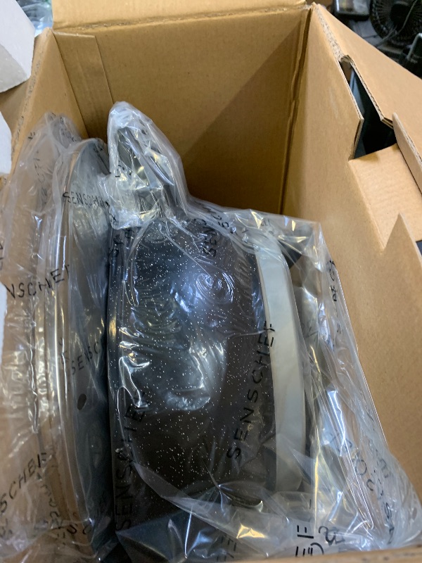 Photo 1 of SENSCHEF TWIN™ Electric Hot Pot with Divider | EvenHeat Cast Aluminum Non-Stick Pot for No-Spot Cooking | 1500W Fast Heating | Dual-Flavor Shabu Shabu Pot for | 1-Yr Warranty | Granite Black