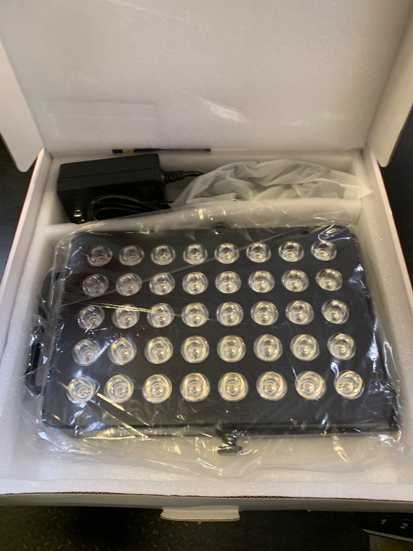 Photo 1 of BONLIBRO Red Light Therapy Panel, Clinical Grade Dual Chip with Near-Infrared Light 850nm 940nm 660nm 630nm High Power Panel for Pain Relief, Body, Face, Skin Health, Improve Sleep (BN-40)