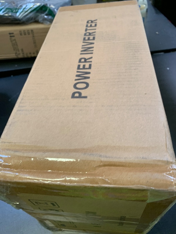 Photo 1 of 4000W Pure Sine Wave Power Inverters DC 12V to AC 110V 120V with Type-C 4 AC Outlets Dual USB Ports Terminal Blocks LCD Display Wireless Remote Controller for Home RV Solar System Car