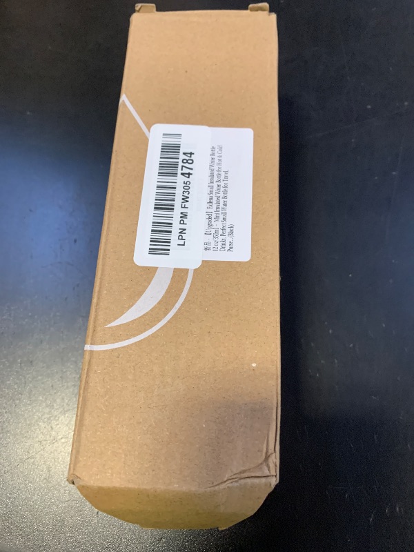 Photo 1 of ?Upgraded?Exllena Small Insulated Water Bottle 12 oz/350ml– Mini Insulated Water Bottle for Hot & Cold Drinks, Perfect Small Water Bottle for Travel, Purse...(Black)