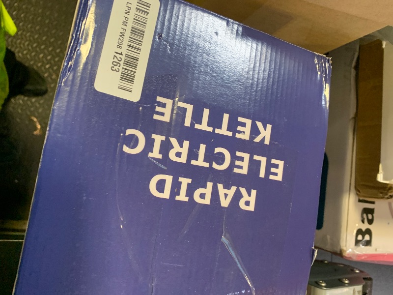 Photo 1 of 1.2L Double Wall Stainless Steel Interior Water Boiler, Cordless, 1000W Fast Boil with LED Light Coffee Pot & Tea Electric Kettle, Auto Shut-Off and Boil-Dry Protection (Chroma Blossom)