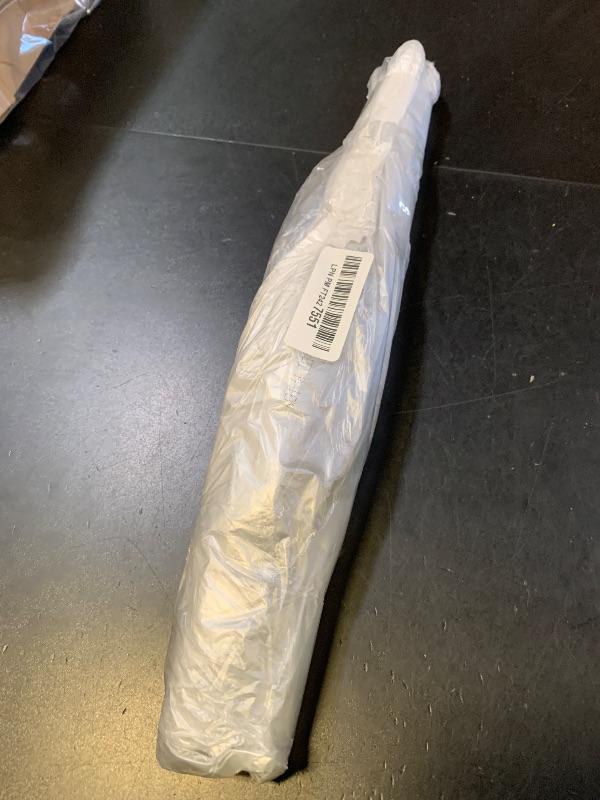 Photo 1 of Epakh 4-Piece PVC Black Hanging File Folder Rails with 8 Clips, 1 x 0.75 x 0.75 Inches (Hooks), 15.75 x 0.59 x 0.13 Inches (Rails), Office, Home Use