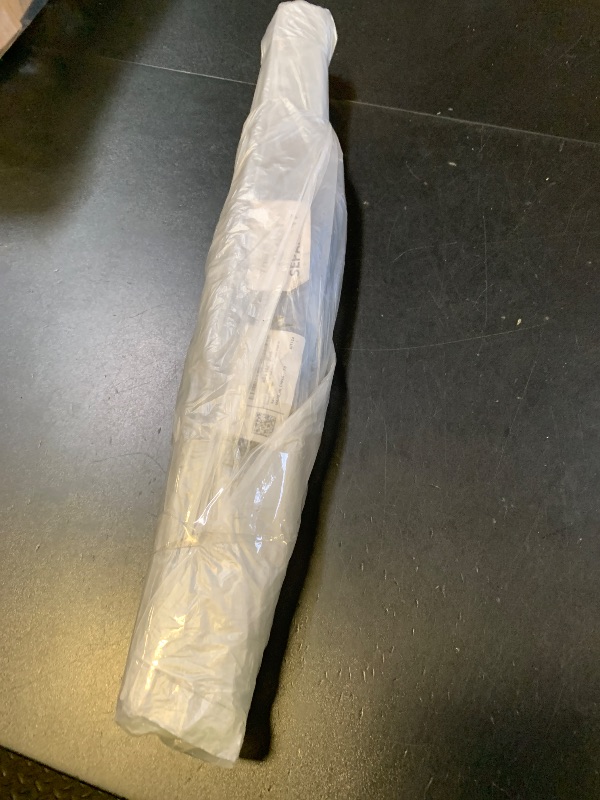 Photo 1 of Epakh 4-Piece PVC Black Hanging File Folder Rails with 8 Clips, 1 x 0.75 x 0.75 Inches (Hooks), 15.75 x 0.59 x 0.13 Inches (Rails), Office, Home Use