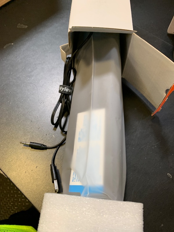 Photo 1 of Computer Speakers, Hi-Fi Sound Quality Computer Sound Bar, Bluetooth 5.0 & 3.5mm Wired PC Speakers with 4 Dynamic Lighting Modes, USB Powered Speakers for PC, Desktop, Laptops, Phones, Monitors, Xbox