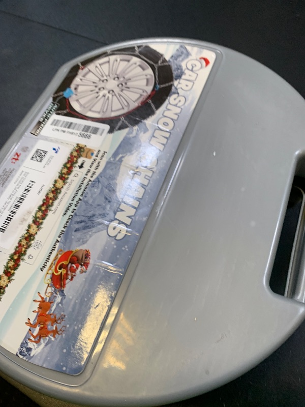 Photo 1 of Snow-Chains Auto Fixing 1 Min Quick Fit Easy Installation Tire-Chains, Gifts for Safety, Portable Reusable Universal Emergency Tire Traction Chain for Passenger Car and SUV - Set of 2 (XM-130)