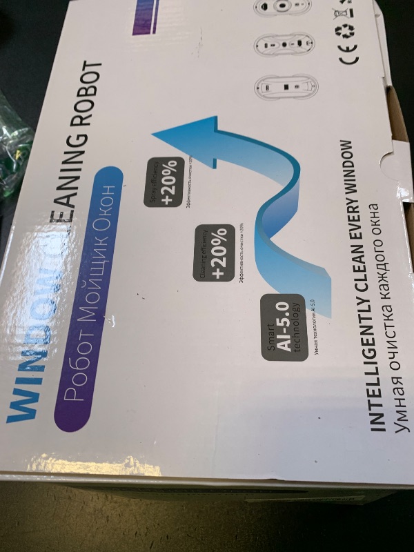 Photo 1 of Automatic Window Cleaning Robot, Window Cleaner Robot Auto Dual Spray, 2025 Model Robot Limpia Vidrios AI Path Planning, 3000Pa Suction, Remote Control, Edge Detection for Streak-Free Glass - SS1