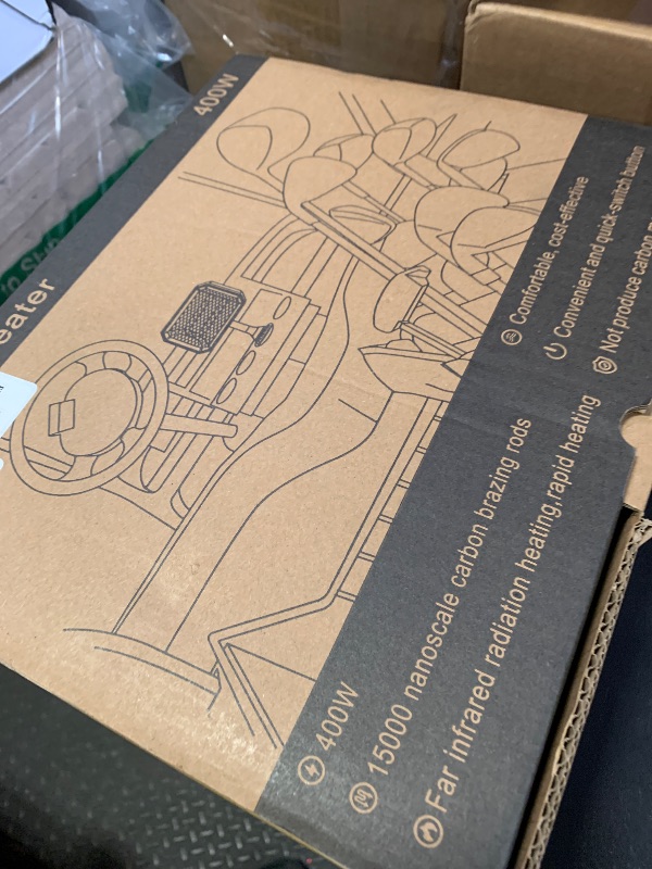 Photo 1 of 48V Golf Cart Heater Golf Cart Accessories, 400W Safe & Fast Heating Electric Heaters for Golf Cart, Battery Operated Heater with 360° Adjustable Angle Carbon Fiber Heating for Club Car/Yamaha/EZGO