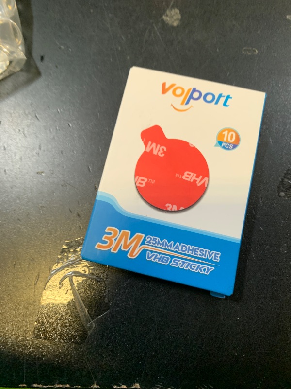 Photo 1 of 10 Pcs 3M Sticky Adhesive Pads for Car Magnetic Phone Holder, 1 inch Round VHB Double Sided Tape Replacement for Dashboard Cell Phone Mount & Mini Dash Cam Base, Strong 25mm Heat Resistant Sticker