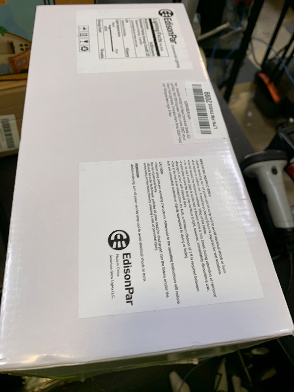 Photo 1 of EdisonPar PAR38 Full Glass Commercial Grade LED Light Bulb, 14W=120W Equivalent 1450 Lumens 20000 Hours Classic Flood Light Bulbs, Dimmable Warm White 3000K 100Degree Beam Angle, 6-Pack