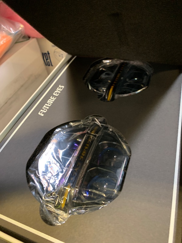 Photo 1 of Future Eyes Motorcycle Driving Lights – 180W LED Fog Lights with Amber & White Beams, Waterproof Auxiliary Spotlights with DRL, Strobe, Signal, for Night Riding Off-Road UTV ATV