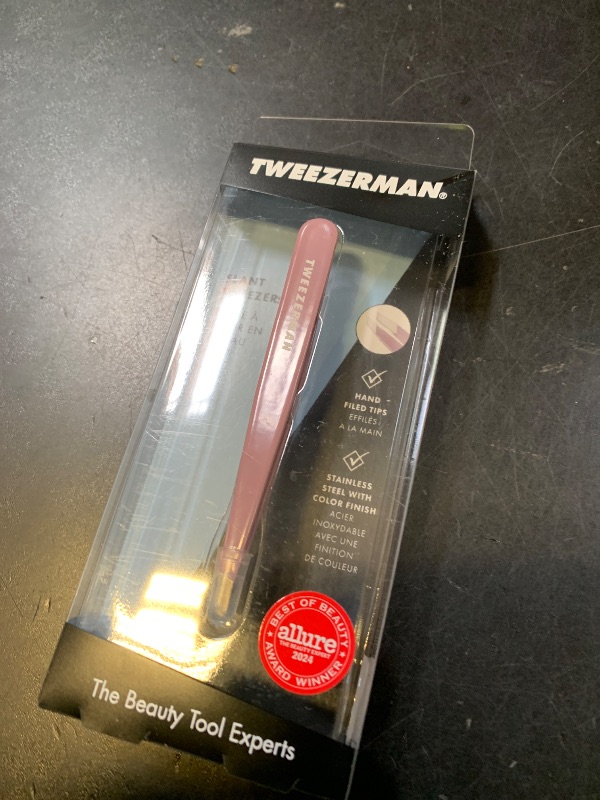 Photo 1 of Tweezerman Purple Wisteria Slant Tweezer