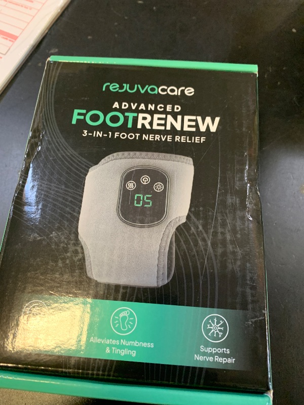 Photo 1 of Rejuvacare FootRenew Triple Method Massager – The Official – Knee Wrap Massager, Foot Massager for Comfort and Relaxation for Everyday Use (1pc-FootRenew, 1, Count)