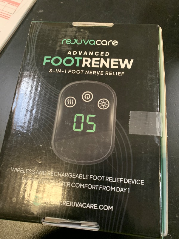 Photo 1 of Rejuvacare FootRenew Triple Method Massager – The Official – Knee Wrap Massager, Foot Massager for Comfort and Relaxation for Everyday Use (1pc-FootRenew, 1, Count)