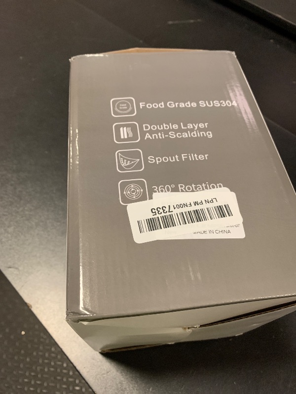 Photo 1 of 0.8L Electric Kettle Stainless Steel, 800 Watts Small Electric Kettle 27 Ounce Fast Boil Auto Shut-off, Portable Water Boiler for Small Kitchen, Business Trip and More