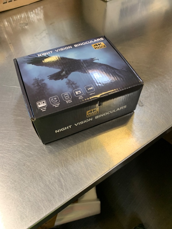 Photo 1 of HEXEUM Night Vision Goggles, 4K Night Vision Binoculars for Adults with 5000mAh Battery, 3" HD Screen & 32GB Card for Hunting, Wildlife Observation, Security