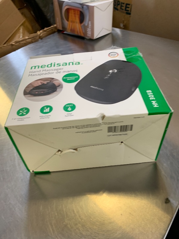 Photo 1 of Medisana Hand Massager with Heat and Compression, Cordless Hand Massager for Arthritis and Carpal Tunnel Relief, Knuckle Stretching Massage, Birthday Christmas Gifts for Men Women Dad Mom-Black