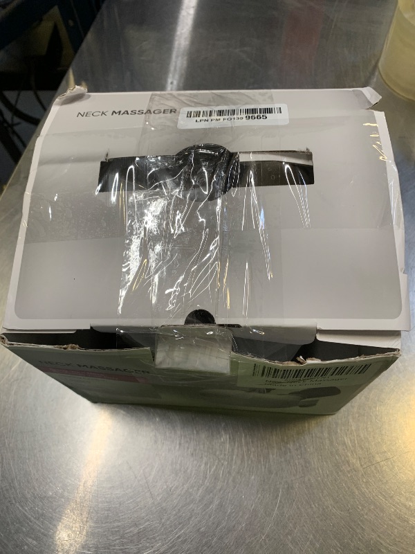 Photo 1 of 4D Neck Massager,Shoulder Hot Compress Massager, a wireless and portable massager that simulates human hand operation,suitable for relieving neck pain and relaxing muscles,with 3 adjustment modes.