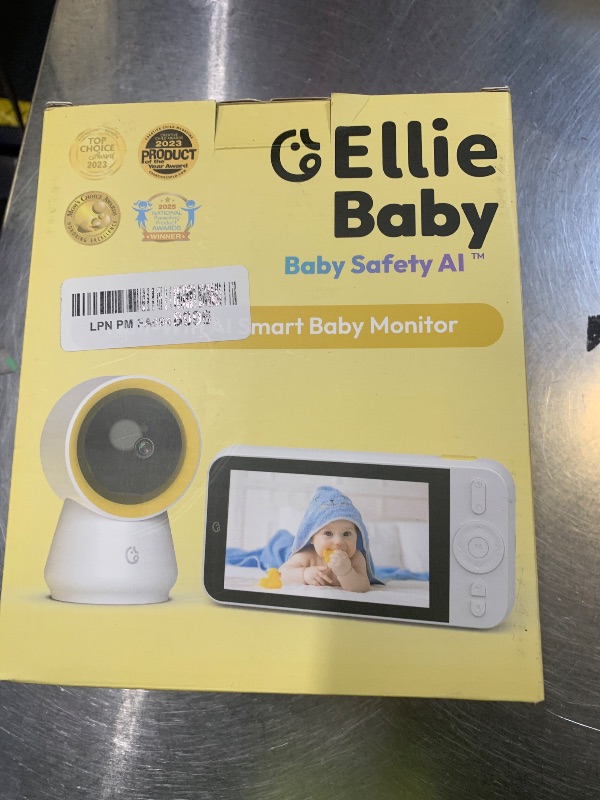 Photo 1 of Ellie Baby Monitor, 5" IPS Screen, 1080P HD No WiFi Camera, 6000mA Battery Life, 1000ft Long Distance, Smart Monitoring: Cry Detection, Virtual Fench, Sleep Analysis, 24hrs Playback, Anti-Noise