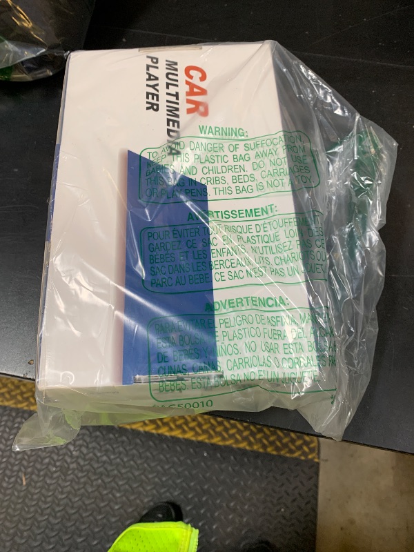 Photo 1 of **DAMAGED** NHOPEEW Car Headrest Video Player, 9 inch IPS Screen Headrest TV Support Phone Wireless Carplay and Android Auto, Mirror Link, Video Website, Voice Control + 64G Memory Card