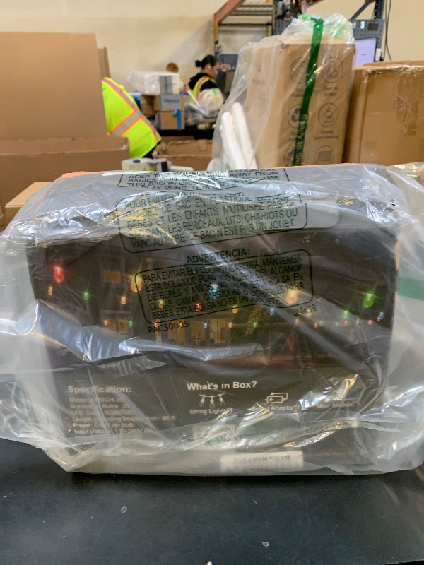 Photo 1 of XMCOSY+ Smart Outdoor String Lights, 98Ft Patio Lights Waterproof, App Control, Compatible with Alexa, RGBCWIC Color Changing LED String Light for Outside