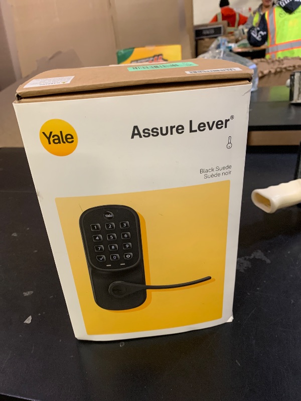 Photo 1 of Yale Assure Lever Keypad with Z-Wave in Black Suede