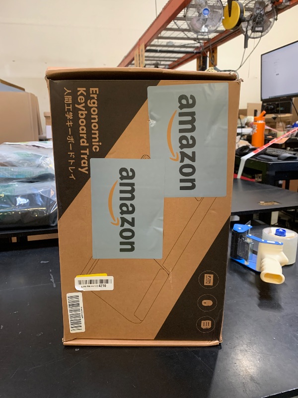 Photo 1 of Klearlook Upgraded Adjustable Keyboard Tray for Above Desk & Under Desk Use - Ergonomic Sit-Stand Keyboard Riser with 360° Rotation, 24.4"×10" Keyboard Stand with Wrist Rest & Storage Drawer - Black