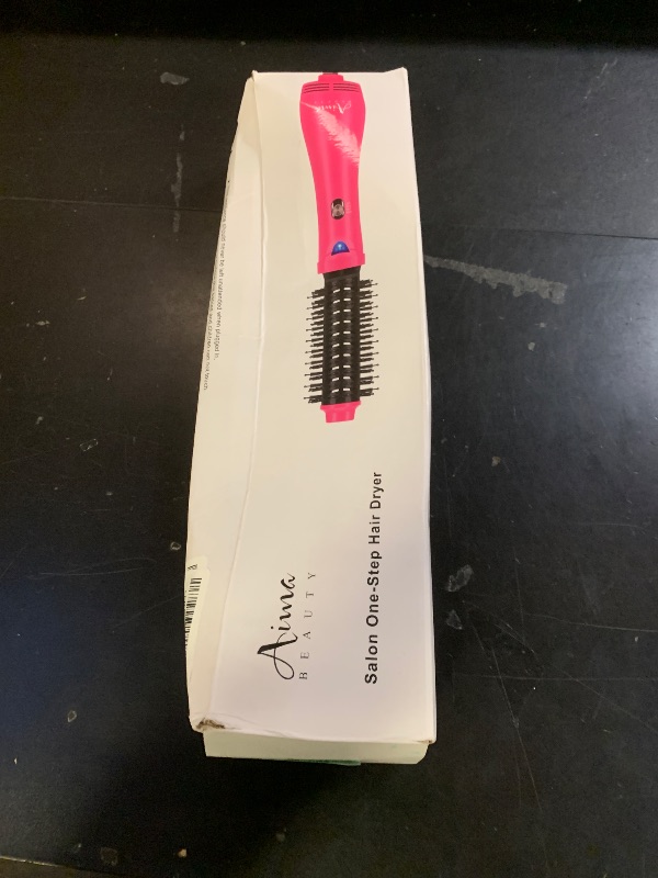Photo 1 of Aima Beauty One Step Hair Dryer & Volumizing Hot Air Brush, Ceramic Straightener Brush, Curler & Hot Comb 4 in 1 Salon Ionic Hair Brush, Rose Pink