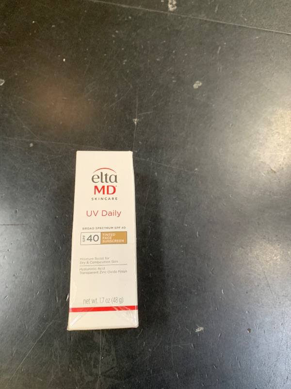 Photo 1 of EltaMD UV Daily Tinted SPF 40 Face Sunscreen Moisturizer with Zinc Oxide, Tinted Daily Face Moisturizer with SPF, Sunscreen for Dry Skin,1.7 oz Pump