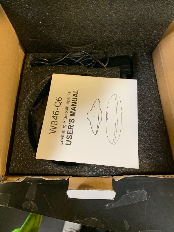 Photo 1 of RUIXINDA Magnetic Levitating Bluetooth Speaker, Levitating UFO Speakers with LED Lights, 360 Degree Rotation,Wireless Floating Speakers for Home Office Decor Cool Tech Gadgets,Creative Gifts