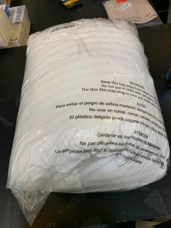 Photo 1 of **1 PILLOW ONLY** Beckham Hotel Collection Bed Pillows King Size - Down Alternative Pillow for Back, Stomach or Side Sleepers