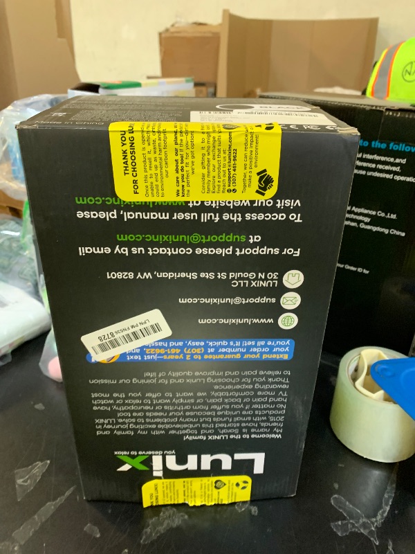 Photo 1 of Lunix LX3 Cordless Hand Massager, Shiatsu Massage Machine with Heat and Compression 6 Levels Pressure Point Therapy for Arthritis, Pain Relief, Carpal Tunnel and Finger Numbness