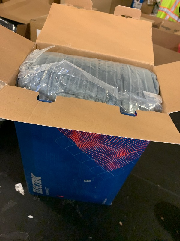 Photo 1 of Bedsure GentleSoft Electric Blanket Queen Size - Soft Ribbed Flannel Heated Blanket with Dual Control, Heating with 10 Heat Settings & 10 Time Settings, 8 hrs Timer Auto Shut Off (84x90 inches, Grey)