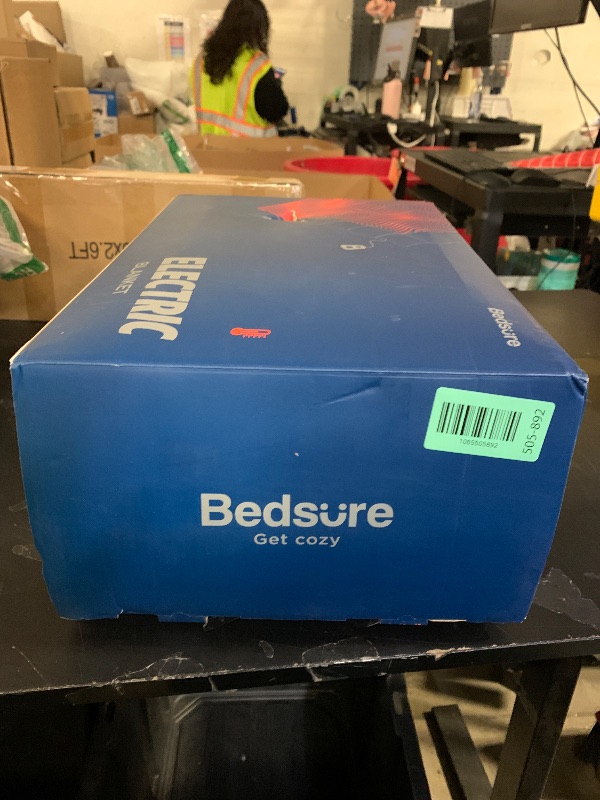 Photo 1 of Bedsure GentleSoft Electric Blanket Queen Size - Soft Ribbed Flannel Heated Blanket with Dual Control, Heating with 10 Heat Settings & 10 Time Settings, 8 hrs Timer Auto Shut Off (84x90 inches, Grey)