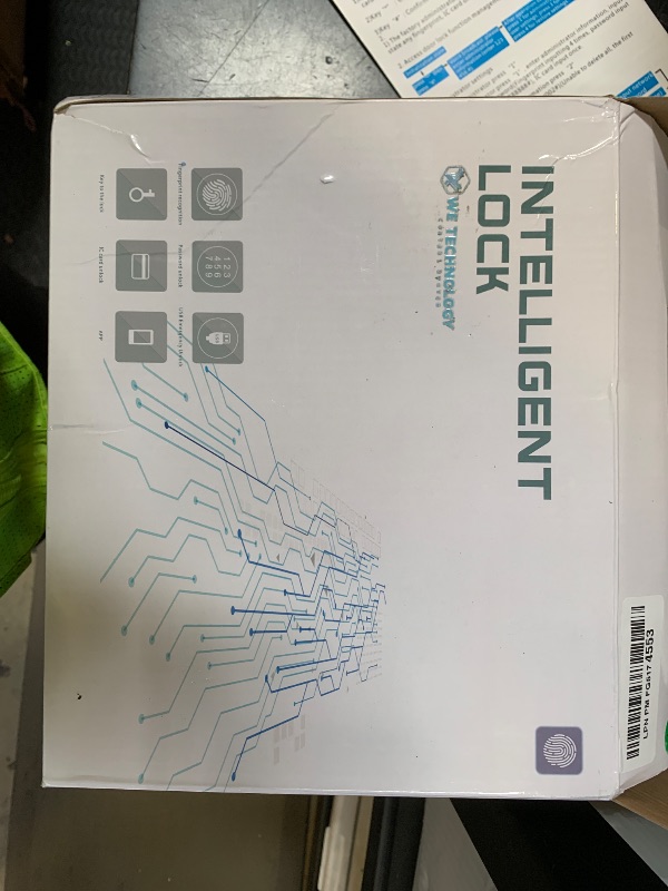 Photo 1 of smart latch double gate lock, electronic gate latch for outdoor fence, waterproof keyless smart rim lock, electric double sided keypad locks, Fingerprint, Passcode, Key, IC Card, Tuya App