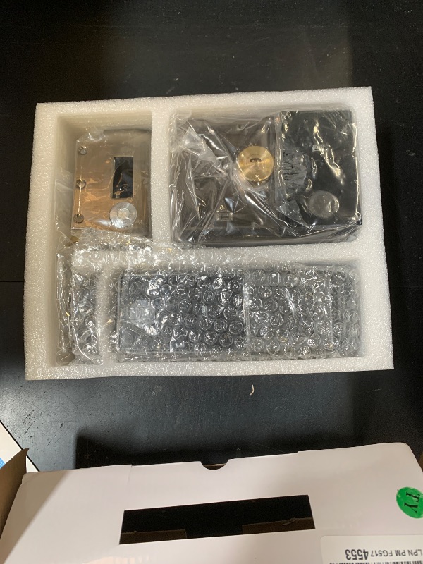 Photo 1 of smart latch double gate lock, electronic gate latch for outdoor fence, waterproof keyless smart rim lock, electric double sided keypad locks, Fingerprint, Passcode, Key, IC Card, Tuya App