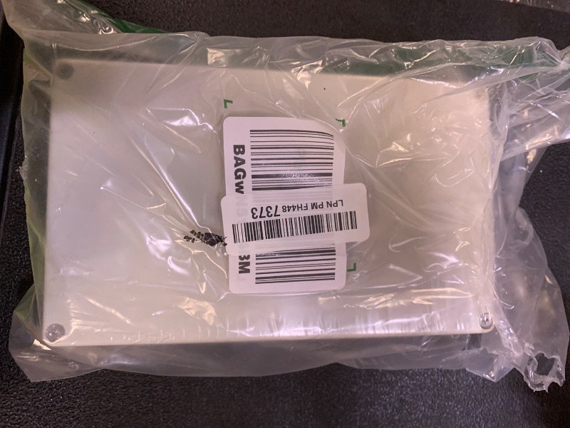 Photo 1 of LeMotech Waterproof Dustproof IP65 ABS Plastic Junction Box Universal Electric Project Enclosure Pale Gray 7.9 x 4.7 x 2.2 inch (200 x 120 x 56 mm)