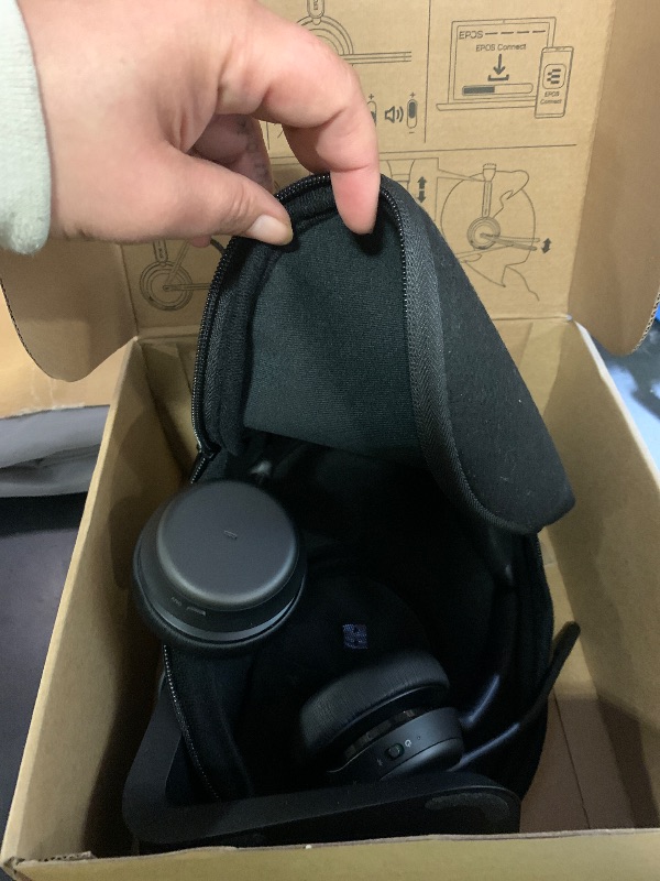 Photo 1 of EPOS Impact 1061 ANC High-Performance Bluetooth Headset for PC - Double-Sided, Advanced Noise Cancellation, EPOS AI, Super Wideband Audio, Intuitive Controls, for Professionals in Loud Workspaces