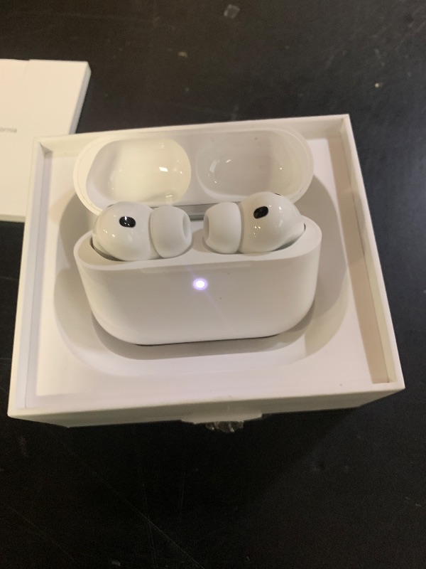 Photo 1 of Apple AirPods Pro 3 Wireless Earbuds, Active Noise Cancellation, Live Translation, Heart Rate Sensing, Hearing Aid Feature, Bluetooth Headphones, Spatial Audio, High-Fidelity Sound, USB-C Charging