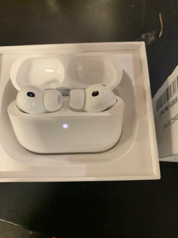 Photo 1 of Apple AirPods Pro 3 Wireless Earbuds, Active Noise Cancellation, Live Translation, Heart Rate Sensing, Hearing Aid Feature, Bluetooth Headphones, Spatial Audio, High-Fidelity Sound, USB-C Charging