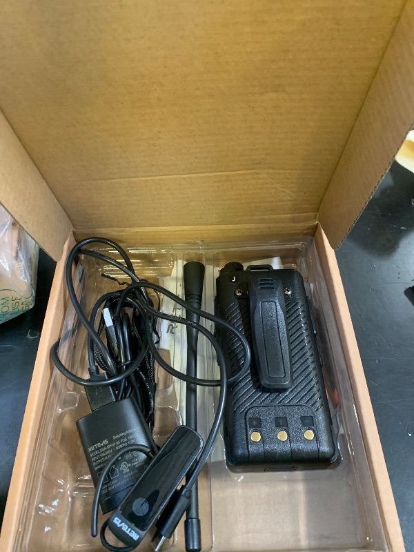 Photo 1 of Retevis RB58 Bluetooth Walkie Talkie with Wireless Earpiece, Business Waterproof Two Way Radio, Noise Cancelling, APP Control, Group Call, 256CH, VOX, for Restaurant Retail Hotel(4 Pack)