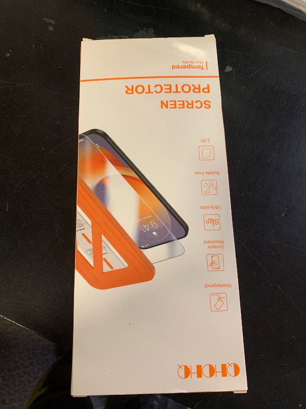 Photo 1 of [1-Second Auto-Install] QHOHQ 3 Pack Privacy Screen Protector for iPhone 17 Pro [6.3 Inch] + 1 Set Camera Lens Protector, 25° Anti Spy Tempered Glass, [12FT Military Grade Shatterproof], Case Friendly